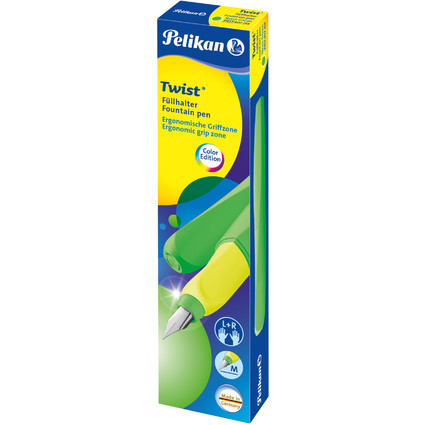 Pelikan Twist Füllhalter Neon, neongrün