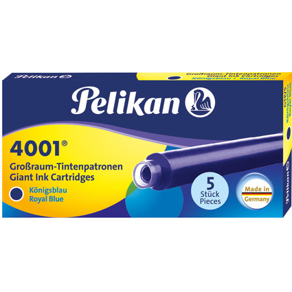 Pelikan Groraum-Tintenpatronen 4001 GTP/5, knigsblau
