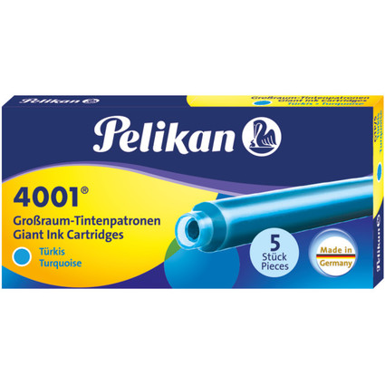 Pelikan Groraum-Tintenpatronen 4001 GTP/5, trkis
