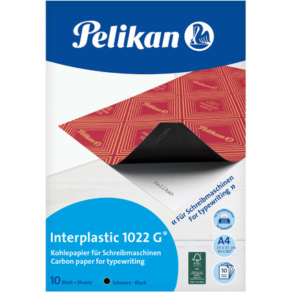 Pelikan Kohlepapier interplastic 1022 G, DIN A4, 10 Blatt