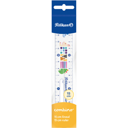 Pelikan Lineal combino, 150 mm, transparent
