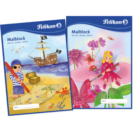 Pelikan Malblock MC 3/30, DIN A3, 70 g/qm, 30 Blatt