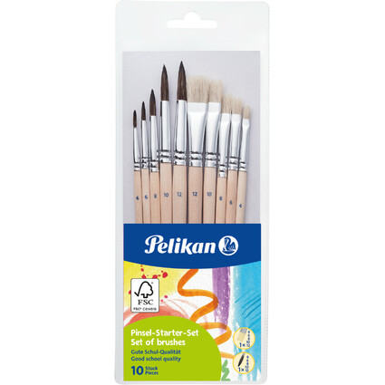 Pelikan Pinsel Starter-Set, 10-teilig