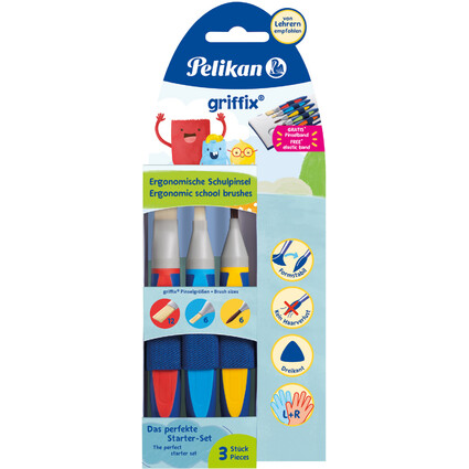 Pelikan griffix Schulpinsel-Starter-Set, 3-teilig