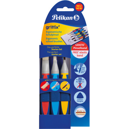 Pelikan griffix Schulpinsel-Starter-Set, 3-teilig