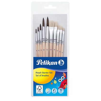 Pelikan Pinsel Starter-Set, 10-teilig