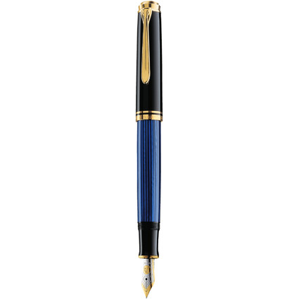 Pelikan Füllhalter "Souverän 600", schwarz/blau, M