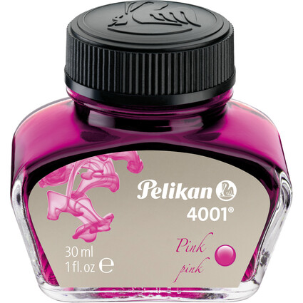 Pelikan Tinte 4001 im Glas, pink, Inhalt: 30 ml