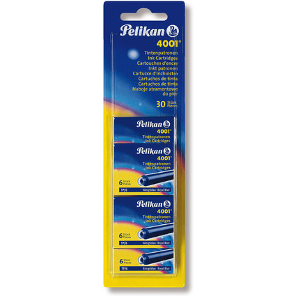 Pelikan Tintenpatronen 4001 TP/6, knigsblau
