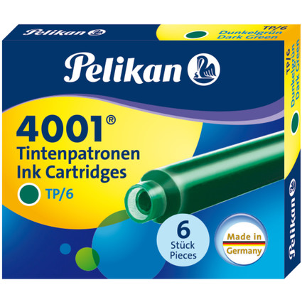 Pelikan Tintenpatronen 4001 TP/6, dunkelgrün