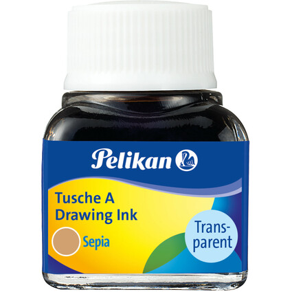 Pelikan Tusche A, Inhalt: 10 ml im Glas, Sepia (15)