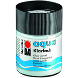 Marabu klarlack Aqua, transparent-glnzend, 50 ml, im Glas