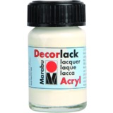 Marabu acryllack "Decorlack", wei, 15 ml, im Glas