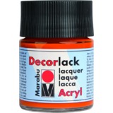 Marabu acryllack "Decorlack", orange, 50 ml, im Glas