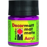 Marabu acrylfarbe "Decormatt", magenta, 50 ml, im Glas