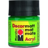 Marabu acrylfarbe "Decormatt", saftgrn, 50 ml, im Glas