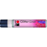 Marabu effektfarbe "Glitter-Liner", glitter-silber, 25 ml