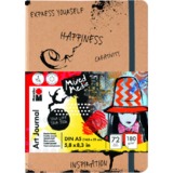 Marabu notizbuch "Art Journal", din A5, 180 g/qm, 72 Blatt