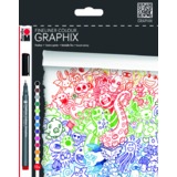 Marabu fineliner COLOUR GRAPHIX, "DOODLE SUPREME", 12er