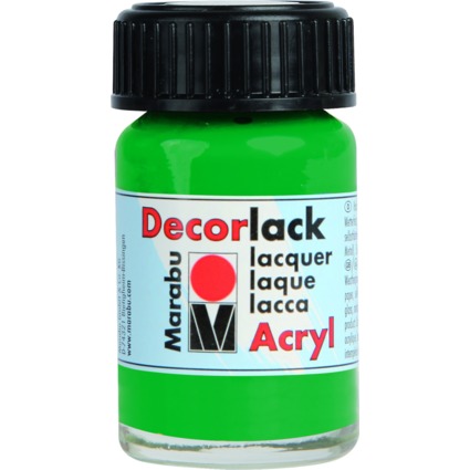 Marabu Acryllack "Decorlack", saftgrn, 15 ml, im Glas