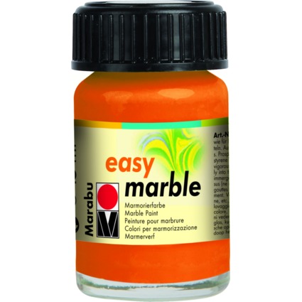 Marabu Marmorierfarbe "Easy Marble", orange, 15 ml, im Glas