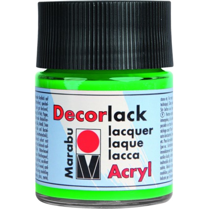 Marabu Acryllack "Decorlack", hellgrn, 50 ml, im Glas