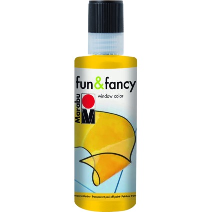 Marabu Window Color "fun & fancy", 80 ml, gelb