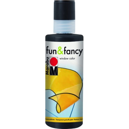 Marabu Window Color "fun & fancy", 80 ml, Konturen-schwarz