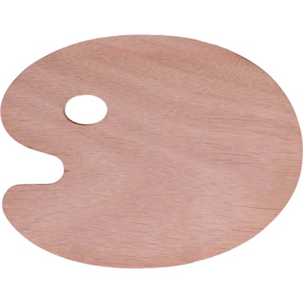 Marabu Farbmisch-Palette, aus Holz, oval