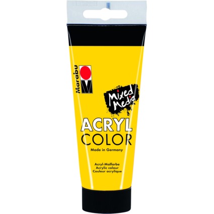 Marabu Acrylfarbe "AcrylColor", gelb, 100 ml