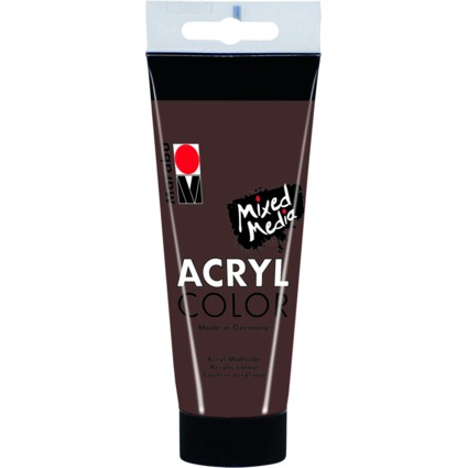 Marabu Acrylfarbe "AcrylColor", mittelbraun, 100 ml