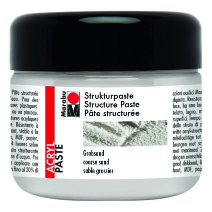 Marabu Acryl-Strukturpaste, 225 ml, grobsand