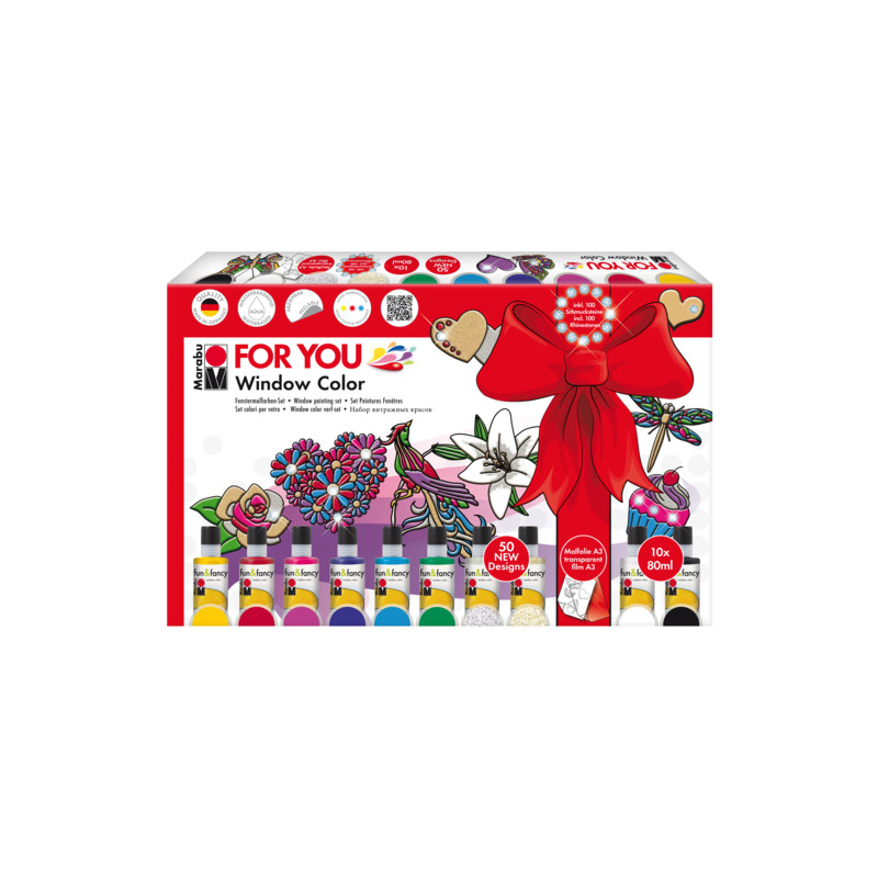 Marabu Window Color Fun Fancy Set For You 0406000000116 Bei Www Officeb2b At Gunstig Kaufen