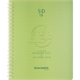 EXACOMPTA buchkalender SAD 19W, 2025/2026, 2 Seiten/Woche