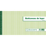 EXACOMPTA carnet  souche "Quittances de loyer"