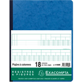 EXACOMPTA Spaltenbuch, 18 spalten auf 2 Seiten, 33 Zeilen
