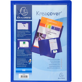 EXACOMPTA Prsentationsmappe Kreacover, PP, A4, blau