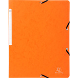 EXACOMPTA Eckspannermappe, din A4, Karton, orange