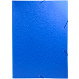 EXACOMPTA Eckspannermappe, din A3, Karton, blau