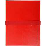 EXACOMPTA dokumentenmappe mit Klettverschluss, rot