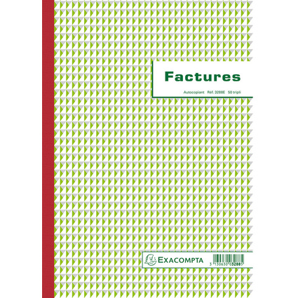 EXACOMPTA Manifold "Factures", 297 x 210 mm, tripli