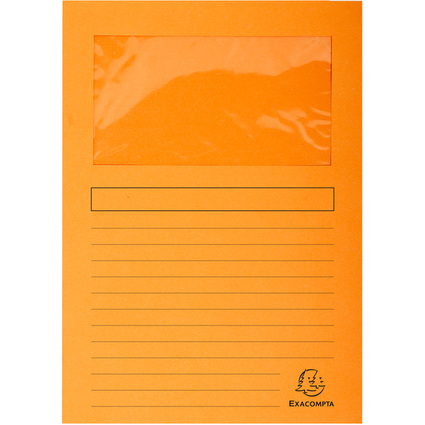 EXACOMPTA Sichtmappe FOREVER, DIN A4, 130 g/qm, orange