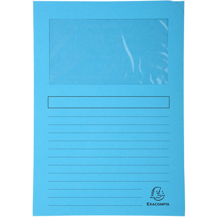 EXACOMPTA Sichtmappe FOREVER, DIN A4, 130 g/qm, hellblau