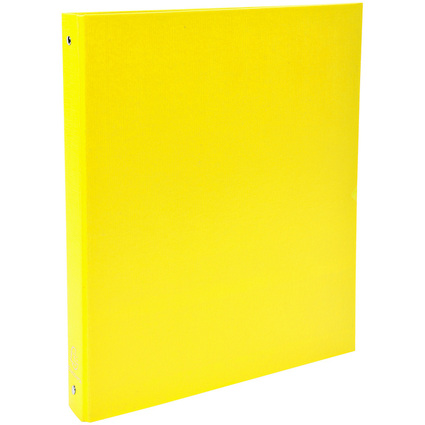 EXACOMPTA Ringbuch, 4-Ring-Mechanik, DIN A4, gelb