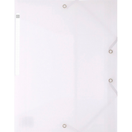 EXACOMPTA Eckspannermappe, DIN A4, PP, wei