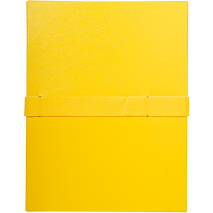 EXACOMPTA Dokumentenmappe mit Kettverschluss, gelb
