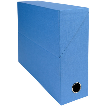 EXACOMPTA Archivbox, DIN A4, Karton, 90 mm, hellblau