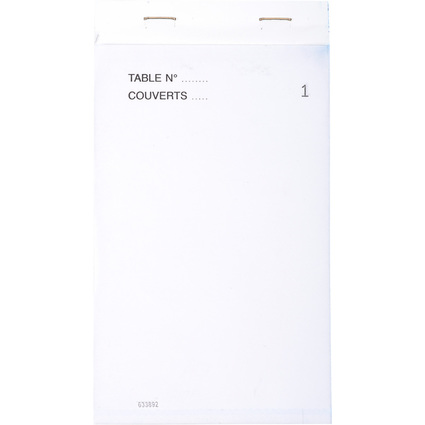 EXACOMPTA Bloc Matre d'Htel, 95 x 170 mm, dupli