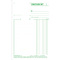 EXACOMPTA Manifold "Factures", 210 x 148 mm, dupli