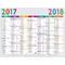 EXACOMPTA Calendrier Multicolore 2024/2025, 295 x 220 mm